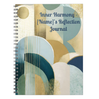 Personaliserad reflektionsjournal - "Inner Harmony Anteckningsbok