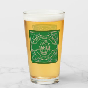 Personaliserat Irish Tavern (Vintage) Pint Glaskopp