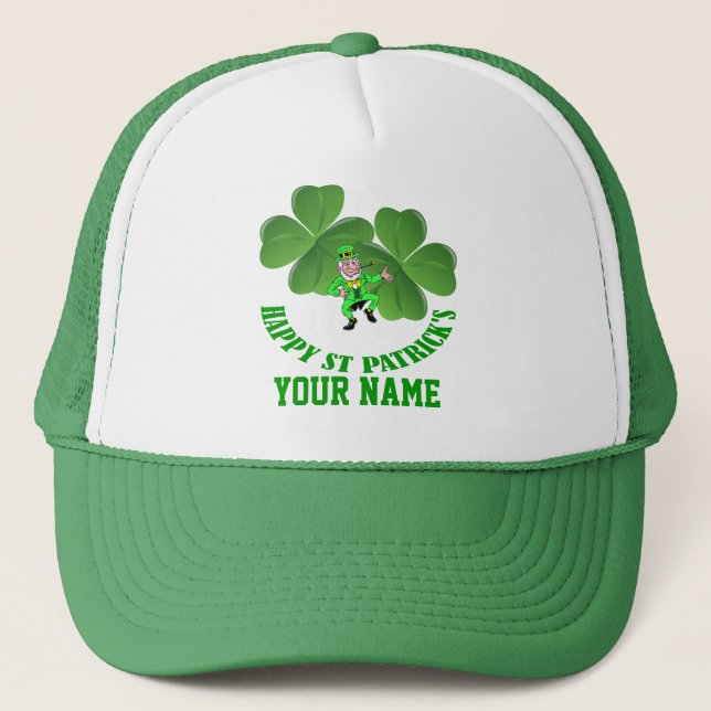 Personaliserat irländskt St patrick's day Keps (Framsida)