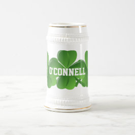 Personaliserat irländskt St patrick's day Sejdel