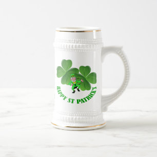 Personaliserat irländskt St patrick's day Sejdel