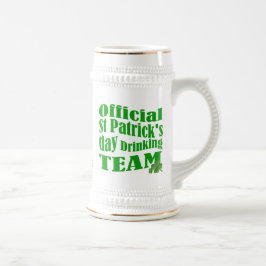 Personaliserat irländskt St patrick's day Sejdel
