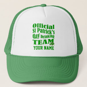 Personaliserat irländskt St patrick's day Truckerkeps
