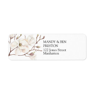 Personalisierbar Elegant Modern Address Aufkleber Returadress Etikett