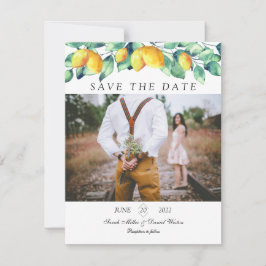 Personalisierbar Elegant Toscana Wedding Foto Spara Datumet