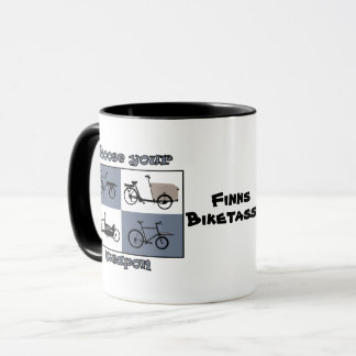 personalisierbar, Lastenrad choose, Dein Text Mugg