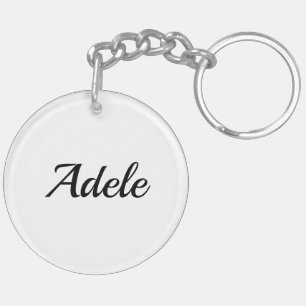 personalisierbar Vorname Adele schwarz weiß