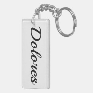 personalisierbar Vorname Dolores schwarz weiß