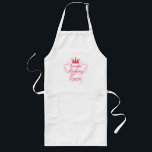 Personalisierbare Baking Queen Långt Förkläde<br><div class="desc">Personalisierbare "Baking Queen" Schürze. Editiere dein Produkt in dem Du deinen Namen eingibst. Über " weiteres personalisieren" kannst Du die Farbe und Position individuell anpassen.</div>