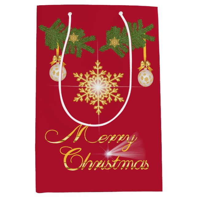 personalisierbare Geschenktüte für Weihnachten (Framsidan)