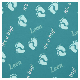 personalisierbare Stoffe mit Namen Baby Junge Tyg