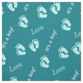 personalisierbare Stoffe mit Namen Baby Junge Tyg