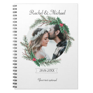 Personalisierbarer Hochzeit Foto Anteckningsbok