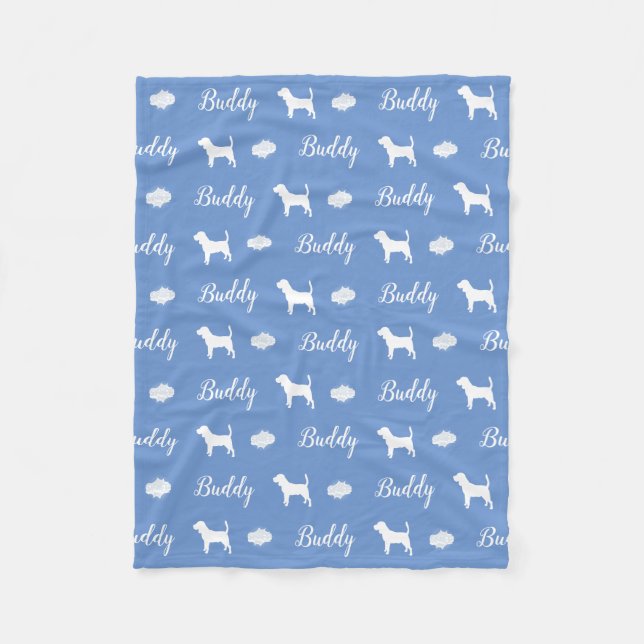 Personalisierte Decke für Beagle Freunde Fleecefilt (Framsidan)