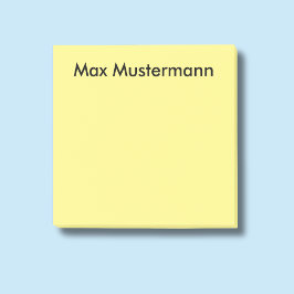personalisierte post-it block