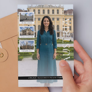 Personalisierte Reiseerinnerung Österreich Vykort