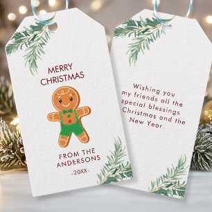 Personalisierte Weihnachts- Geschenkanhänger Presentetikett