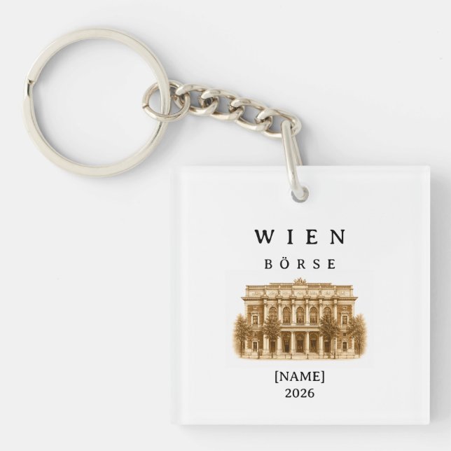 Personalisierte Wien Börse | Name & Jahr (Framsidan)