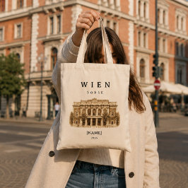 Personalisierte Wien Börse | Name & Jahr Tygkasse