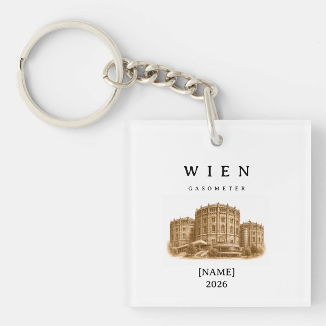 Personalisierte Wien Gasometer | Name & Jahr (Framsidan)