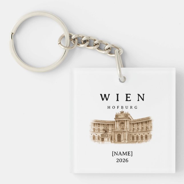 Personalisierte Wien Hofburg | Name & Jahr (Framsidan)