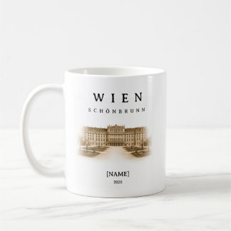 Personalisierte Wien Schönbrunn | Name & Jahr Kaffemugg