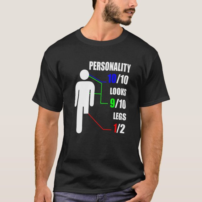 Personaliteten ser ut att ha en anfallssignal för  t shirt (Framsida)