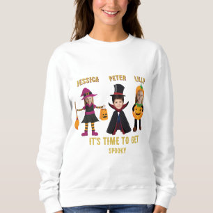 Personaliz 3 Foton Halloween fest För barn T Shirt