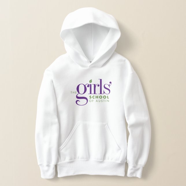 Personalizable Kids Girls' School of Austin Hoodie T Shirt (Laydown)