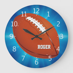 Personalizable Rugby Stor Klocka