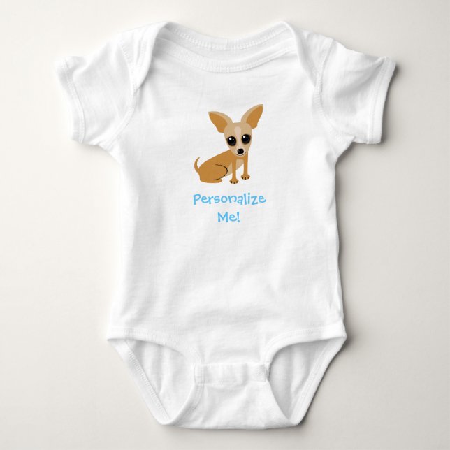 Personalizable Tan Chihuahua Tee (Framsida)
