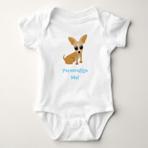 Personalizable Tan Chihuahua Tee Shirt