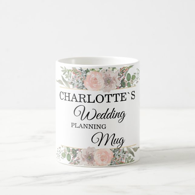personalizable- Wedding-Planning-Mug Kaffeetasse   Kaffemugg (Center)