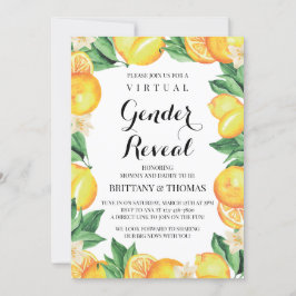 Personalizado de invitación a revelar género de lé inbjudningar