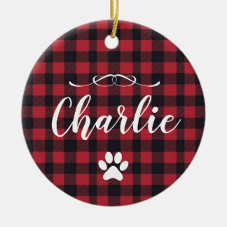 Personalizado de manto de búfalo navidades cachorr julgransprydnad keramik