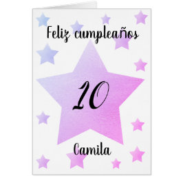 Personalizado Feliz Cumpleaños Hälsningskort
