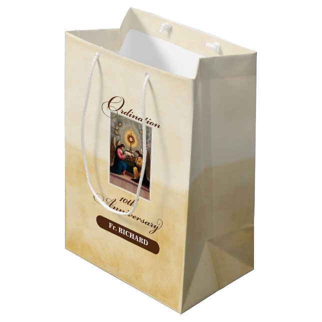 Personalize, 10:e ordination-årsdagen Änglar (Framsidan Vinklad)