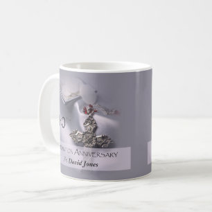 Personalize, 40:e ordination-årsdagen Gratulerar Kaffemugg