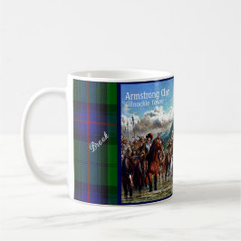 Personalize Armstrong Scottish Klan Castle Tartan Kaffemugg