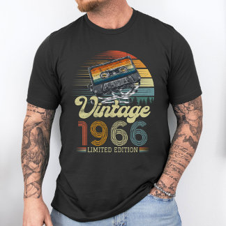 Personalize Birth Year Vintage Cassette Tape T Shirt