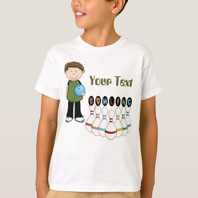 Personalize Bowling Shirt Tee (Framsida)