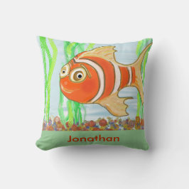 Personalize Boy's Bedroom Pillow Kudde