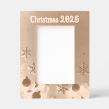 Personalize Christmas Laser Etched Picture Frame