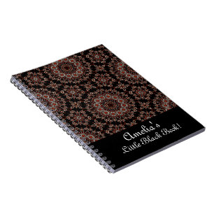 Personalize Copper & Ro Guld Mandala Dot Art Anteckningsbok