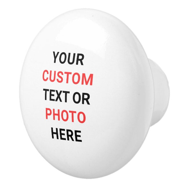 Personalize Custom Cabinet Drawer Pulls Knobs  Knopp (Höger)