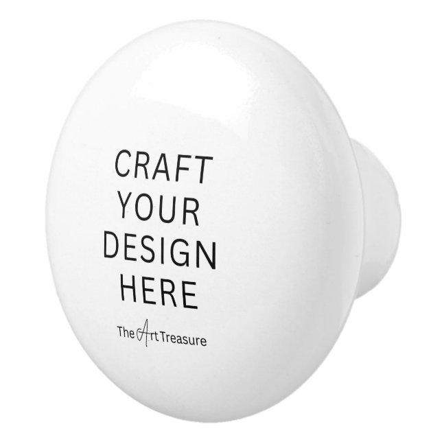 Personalize Custom Cabinet Drawer Pulls Knobs Knopp (Höger)