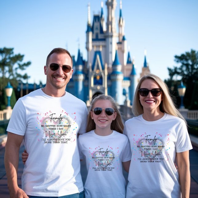 Personalize Family Name Paint Splatter Heart T Shirt (Skapare uppladdad)