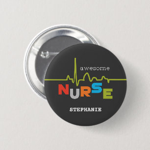 Personalize, Fantastisk Nurse på sjuksköterskedage Knapp