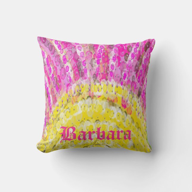 Personalize Girl's Bedroom Pillow Kudde (Framsida)