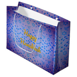 Personalize HANUKKAH Dove Gift Bag